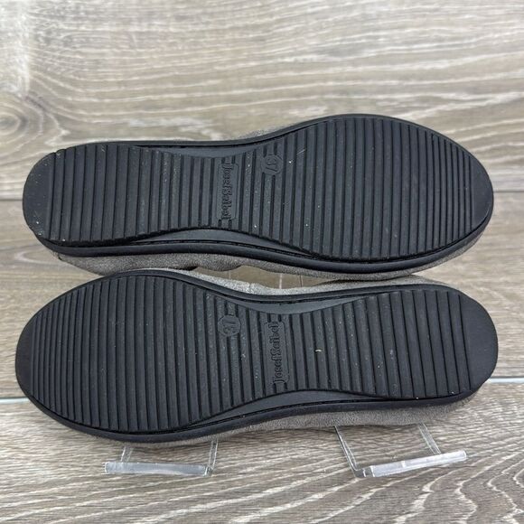 Josef Seibel Pippa33 Women’s Sz 7/EU 37 Gray Suede Slip On Ballet Flats - Picture 8 of 12